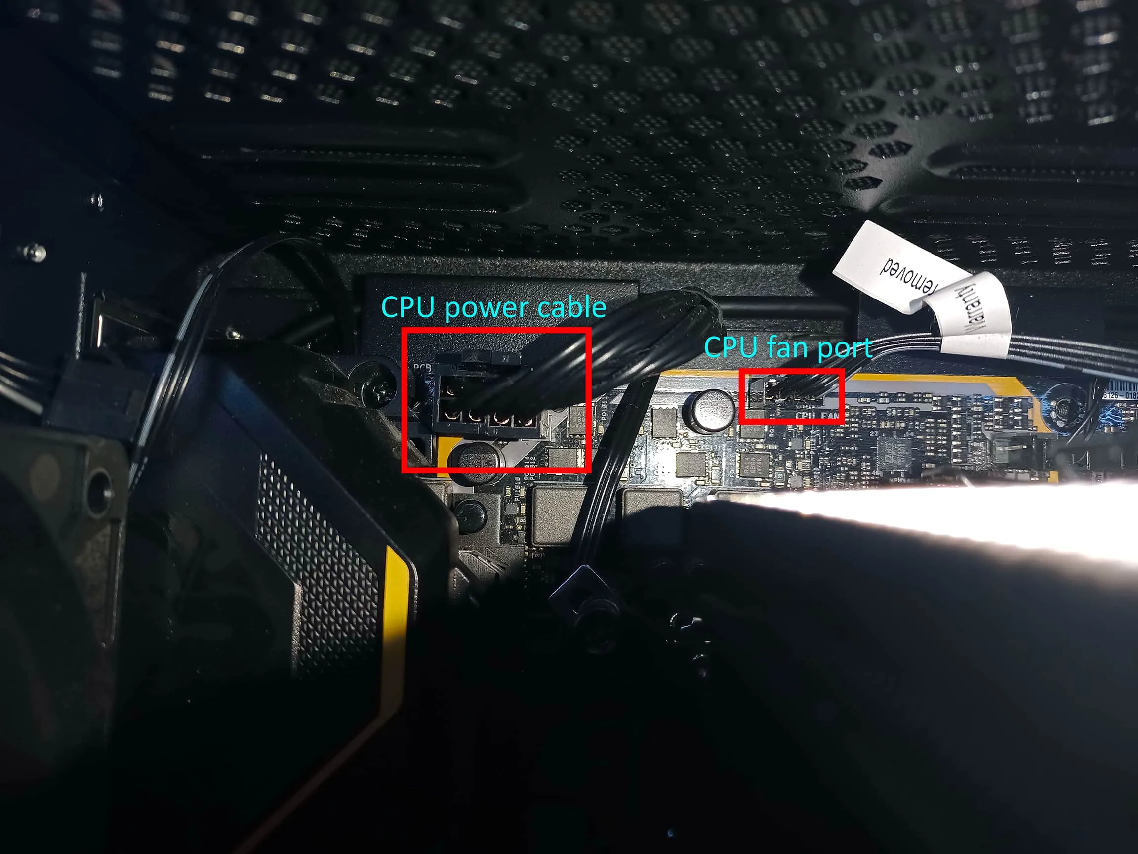 CPU power cable