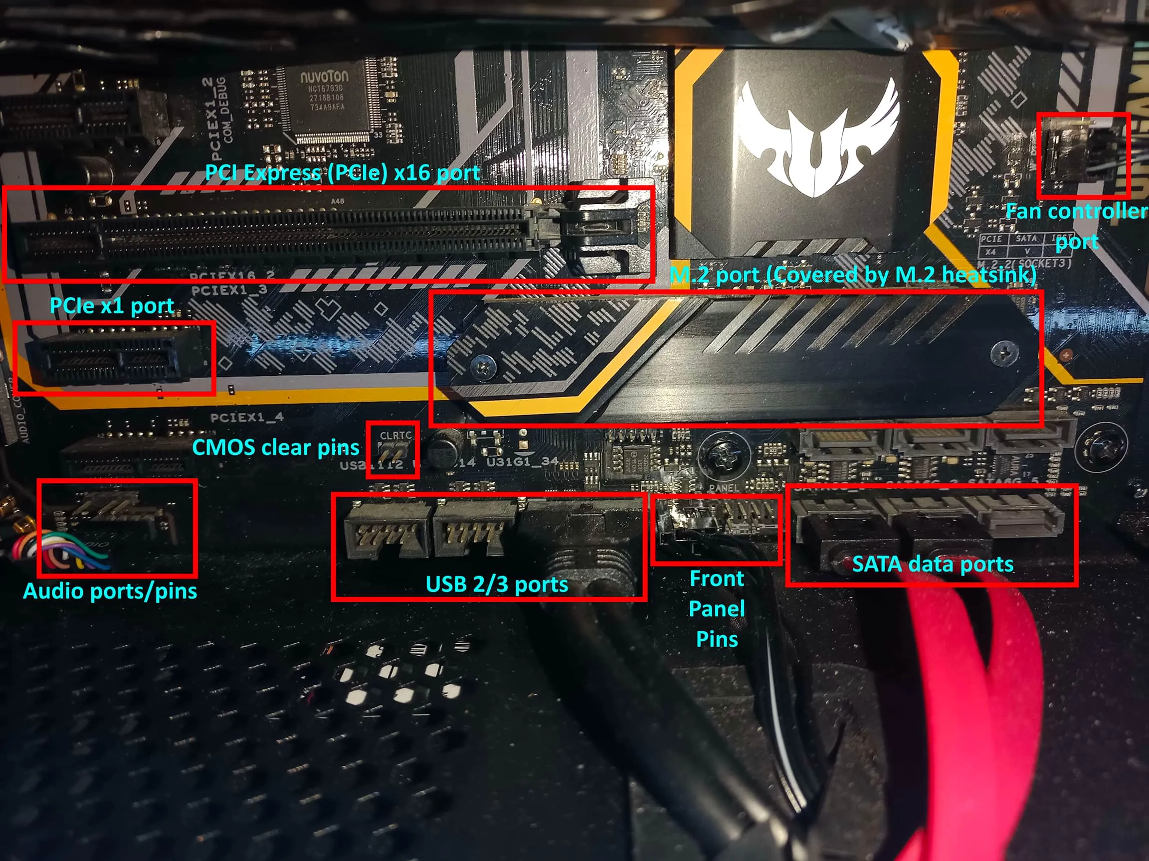 SATA port + F IO port