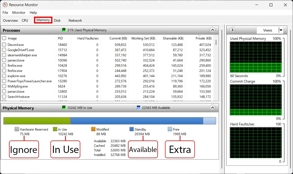 resource monitor